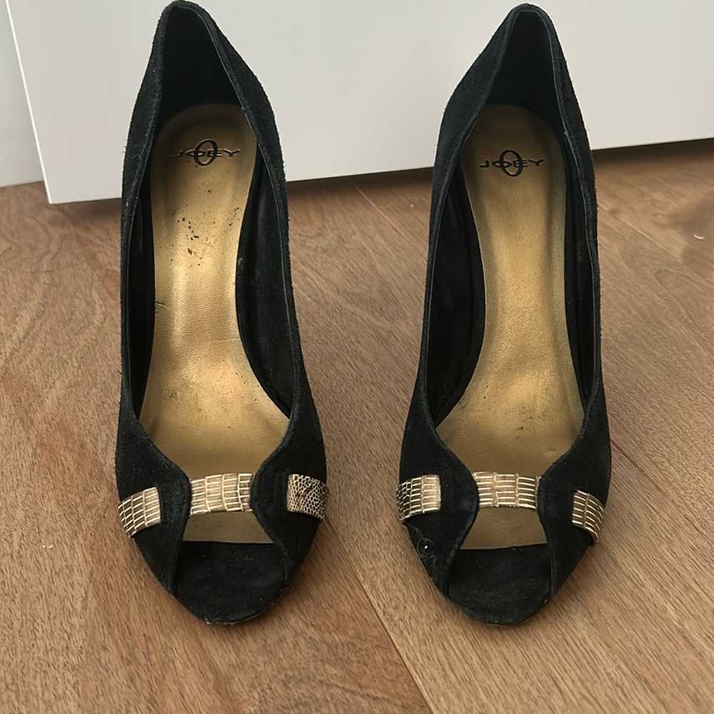 Fun stylish Joey heels with peep toe